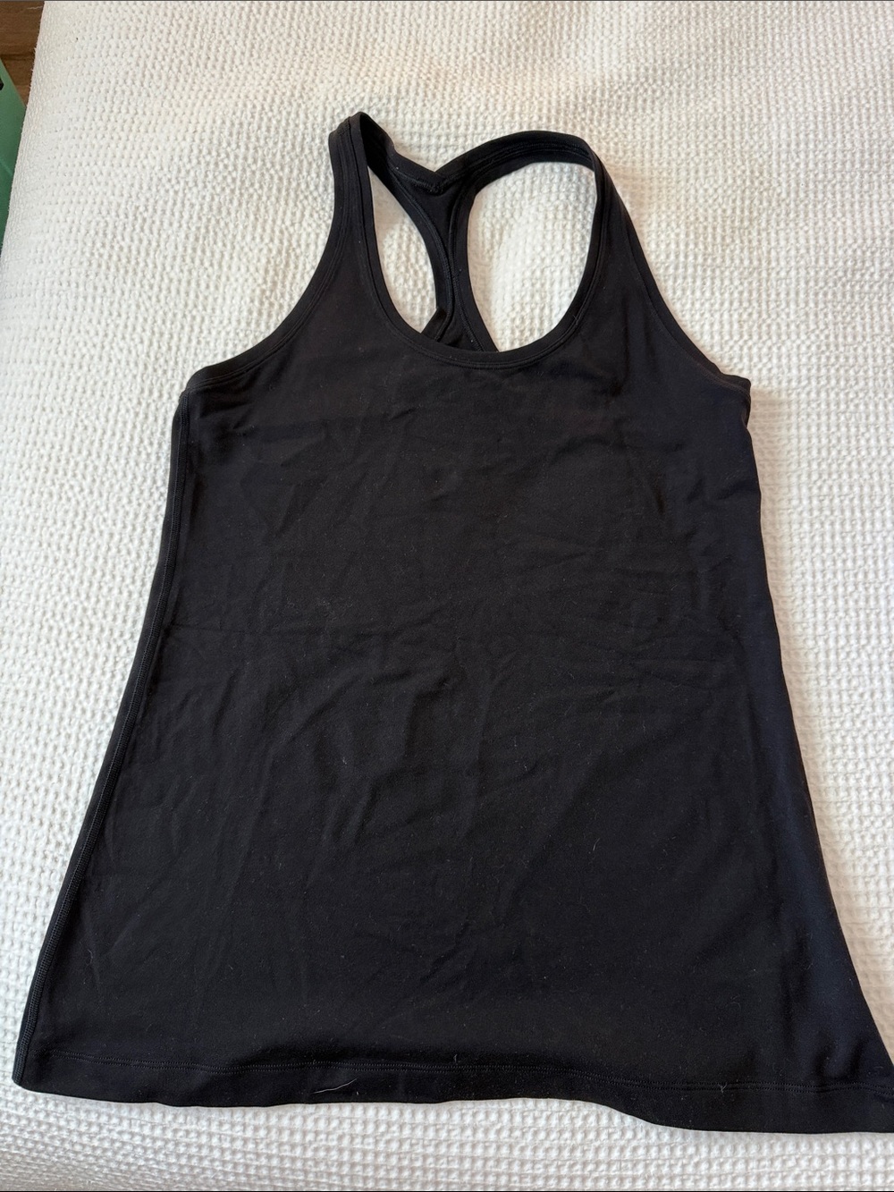 lululemon athletica Black Racerback Tank Top